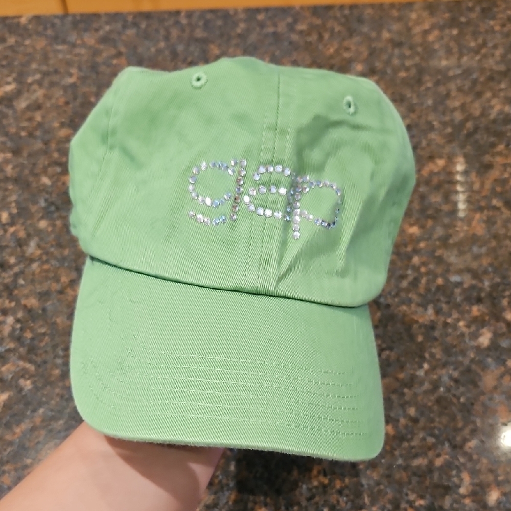 GAP Light Green Cap with Sparkling Logo